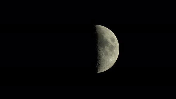 Moon  UHD Close-up. Planet Satellite.