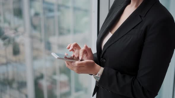 Closeup Portrait of a Self-confident Business Woman