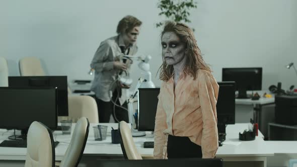 Mindless Zombie Office Workers