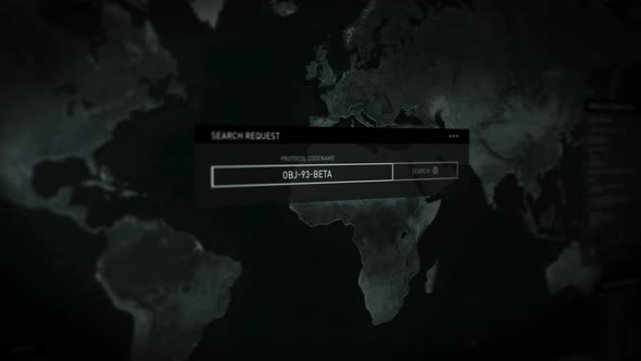 Modern spying software. Discovering a target match in Warsaw, Poland. UI alt