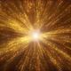 Gold Particles coming from a white light - VideoHive Item for Sale