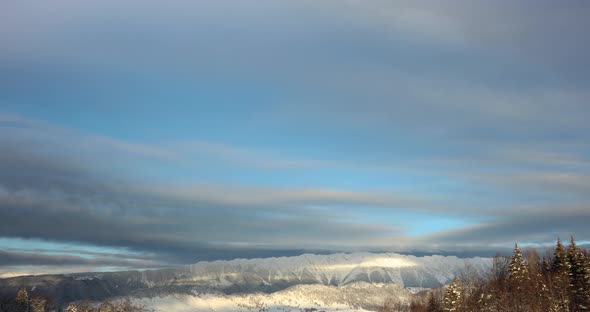 Mountain Peak in the Distance - Fundata Romania