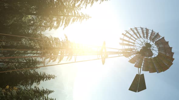 Typical Old Windmill Turbine alt