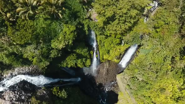 Beautiful Tropical Waterfall