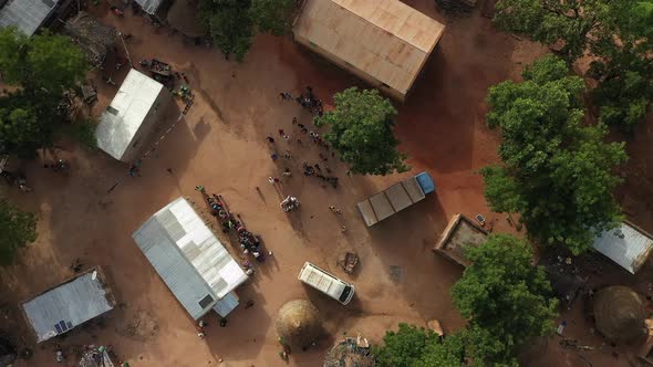 Africa Mali Village Aerial View 10