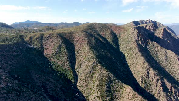 Laguna Mountains During Dry Fall Season, California