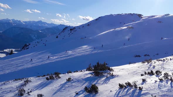 Winter Tauplitz Alm near Bad Mitterndorf, Austria