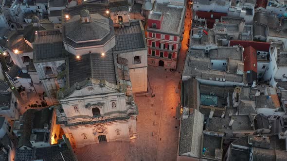 Aerial view of Martina Franca