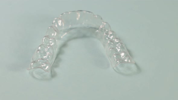 Invisible orthodontics cosmetic brackets. Tooth aligners, for beautiful smile.