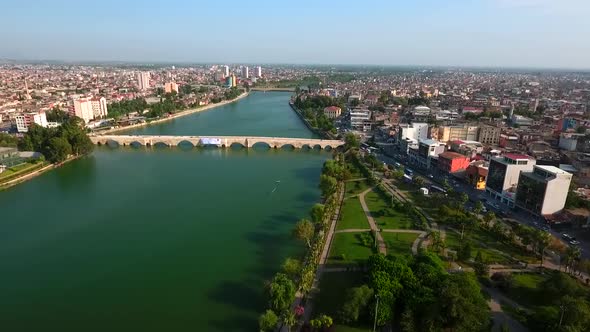 Adana City And Seyhan River