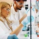 Group of Chemistry Students Working in Laboratory - VideoHive Item for Sale