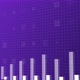 Blue and purple upwards bar graph - VideoHive Item for Sale