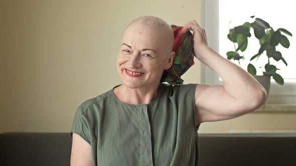 Portrait of a Woman with Cancer