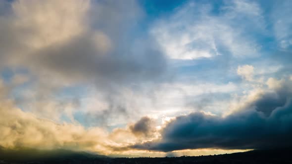 Beautiful Afternoon Clouds Time lapse