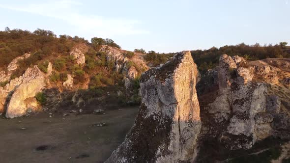 Rocks In Dobrogea Gorges, Romania