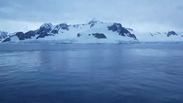 Beautiful landscape in Antarctica, mountains in Antarctica