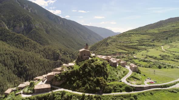 Small Village of Josa De Cadi in Catalonia Spain