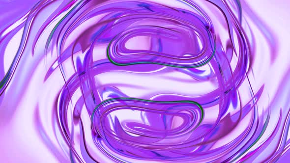 Abstract Purple Color Glossy Twirl Motion Animated Background