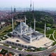 Aerial Drone View of Istanbul Camlica Mosque and Bosphorus - VideoHive Item for Sale