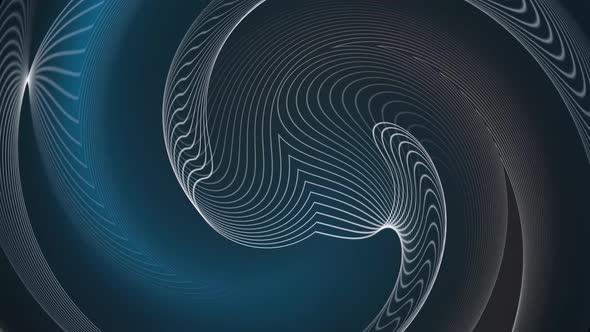 Abstract spiral line animation. Geometric swirl abstract line. Vd 772