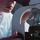 Doctor Video Footage - Close Up View Of A Person Looking Through The Microscope - VideoHive Item for Sale