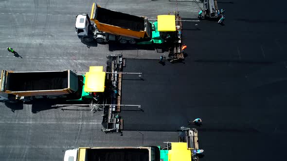 Heavy Construction Equipment Working