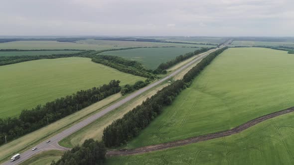 Flight Over the Highway