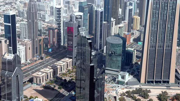 Amazing Dubai Skyline View From Above