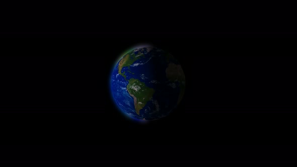 Night To Day Realistic 3d Planet Earth