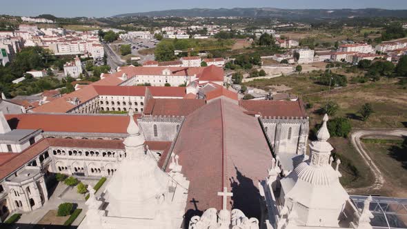 Fly over Mosteiro de Alcobaça, Mosteiro de Santa Maria de Alcobaça