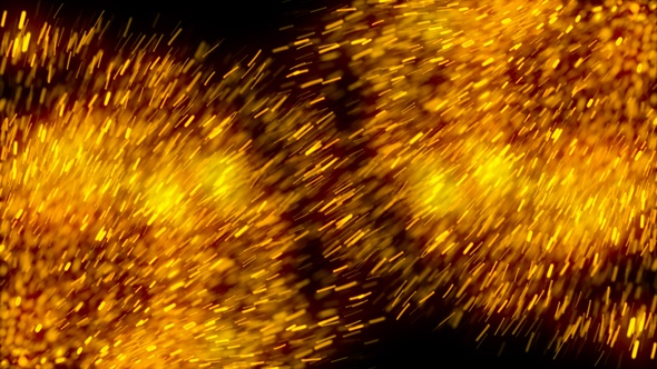 Golden Particles Explosion V13