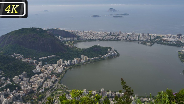 Panorama 4 from Corcovado Mountain, Rio de Janeiro, 2021