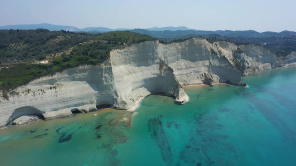 Sheer White Cliffs Of Cape Drastis Near Peroulades 6