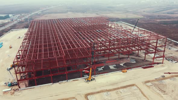 Warehouse Construction From Metal Structure