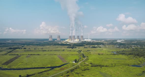 Nuclear Power Station Atomic Energy Production alt