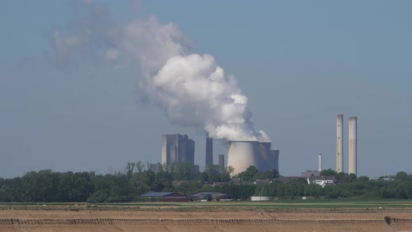 Weisweiler power station in Germany fired on lignite