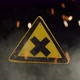 Irritant Symbol Sign Over a Smoky Background - VideoHive Item for Sale