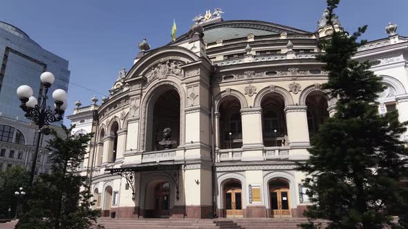 Ukraine: National Opera of Ukraine. Aerial View