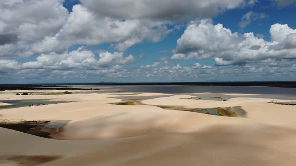 Jericoacoara Brazil. Tropical scenery for vacation travel at northeast Brazil.