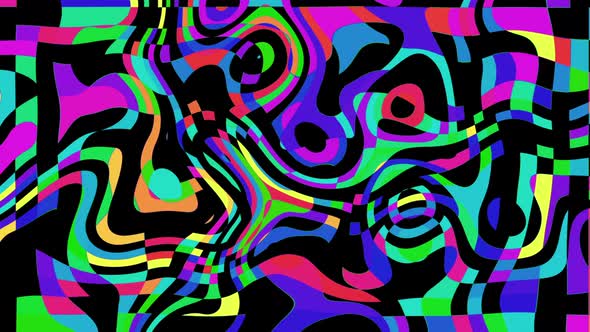 Abstract Motion Background - Psychill Psychedelic Visuals Donivisuals