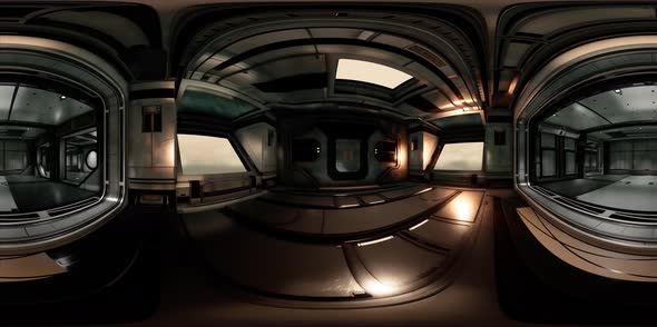 Vr360 View of Spaceship Interior alt