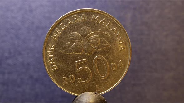 Coin Malaysian 50 Cents