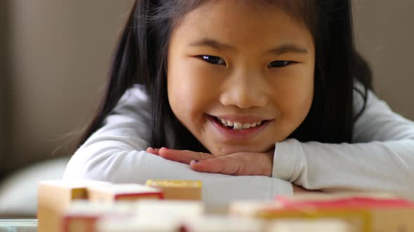 Portrait of young Asian girl