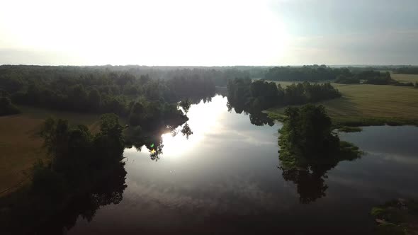 Beautiful Landscape Of Lake Luchinovka 10