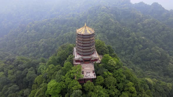 Mount Qingcheng, Aerial Famous Mountain