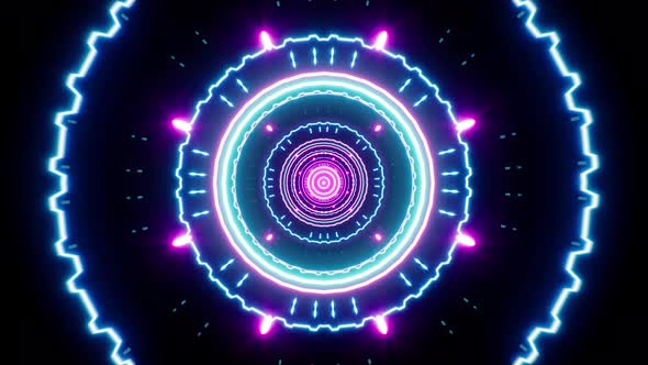 Vj Light Neon Tunnel 4K Loop alt