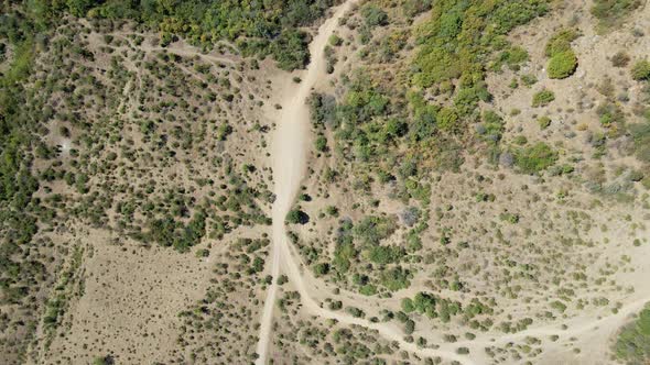 Flying the Copter Down Onto the Savannah Road