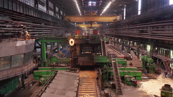 Camera Flight Inside the Factory