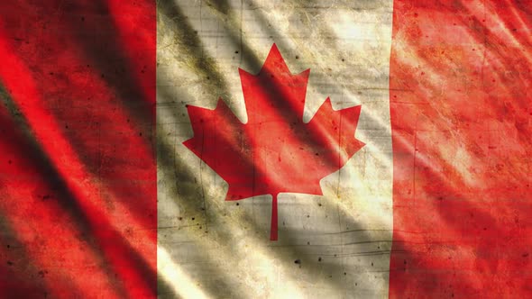 Canada Flag Grunge alt