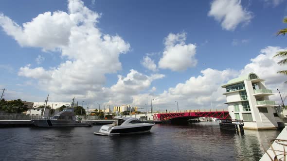 Drawbridge Opening timelapse